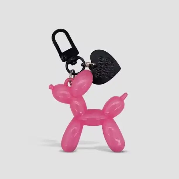 Fashion Keychain Punk Y2K Balloon Dog Keychains For Handbag Backpack Pendant Girl's Car Key Ring Key Chain Accessories