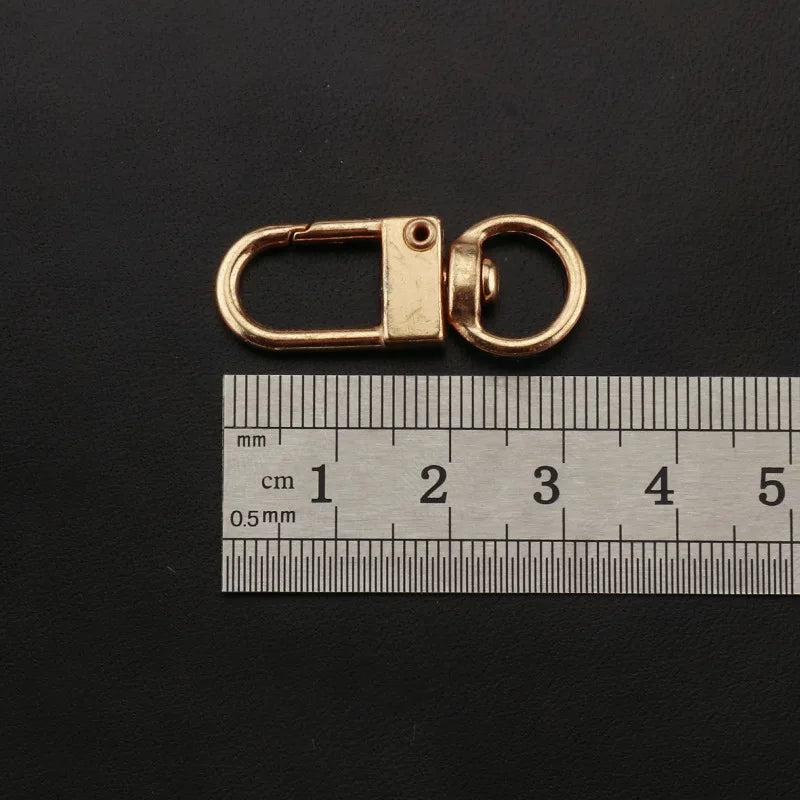 10pcs 33mm Metal Lobster Claw Clasps Swivel Lanyards Trigger Snap Hooks for DIY Bag Key Chains Rings Connector Jewelry Making