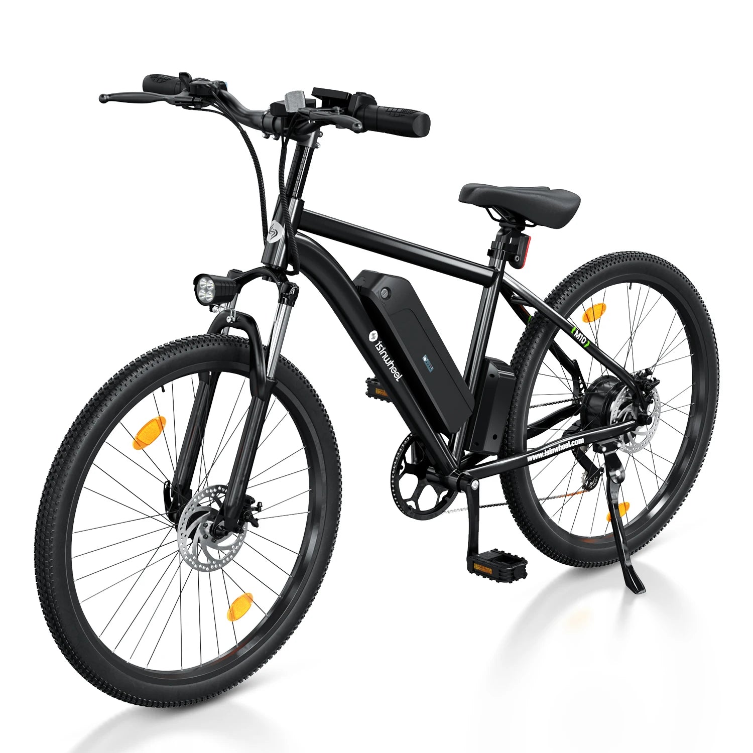 Isinwheel M10 adult E-bike 500W 36V10.4Ah battery commute Electric Bike,26-inch Fat Tire E-Mountain bike