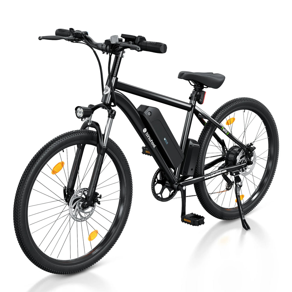 Isinwheel M10 adult E-bike 500W 36V10.4Ah battery commute Electric Bike,26-inch Fat Tire E-Mountain bike