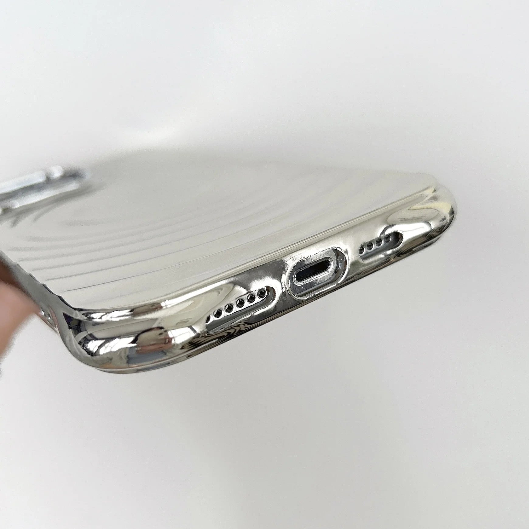 Electroplate Ripple Pattern Magnetic Case For IPhone 11 12 13 14 15 16 Pro Max Plus For Magsafe Shockproof Plating Wave Cover