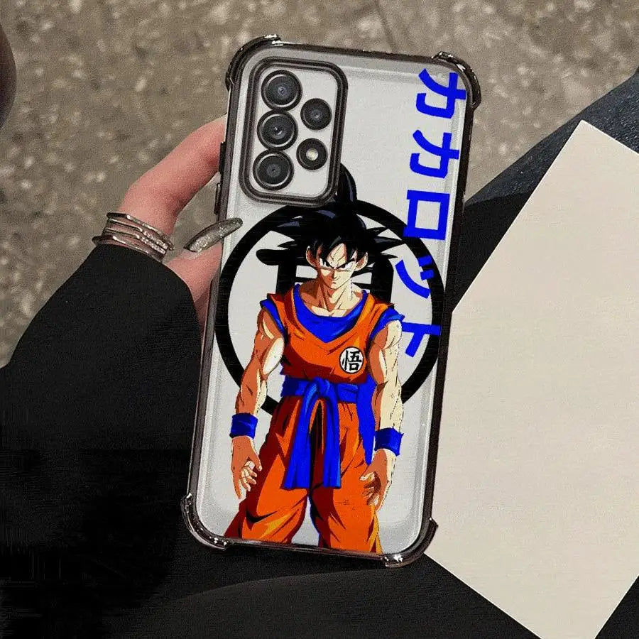 Cool Cartoon Anime Clear Cover Case for Samsung Galaxy A34 A23 A24 A55 A14 A25 A36 A35 A15 A52 A13 A16 A51 A54 A33 A21s A56 A26