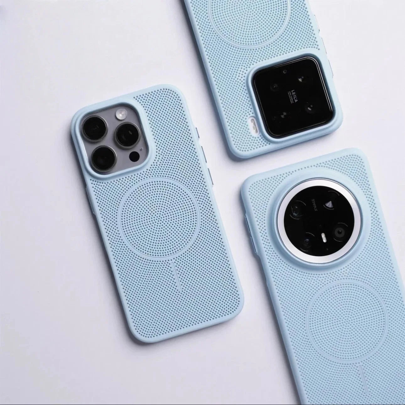 Luxury Cooling Mesh Breathable For Magsafe Magnetic Case For iPhone 16 15 14 13 12 11 Pro Max Plus Wireless Charging Hard Cover