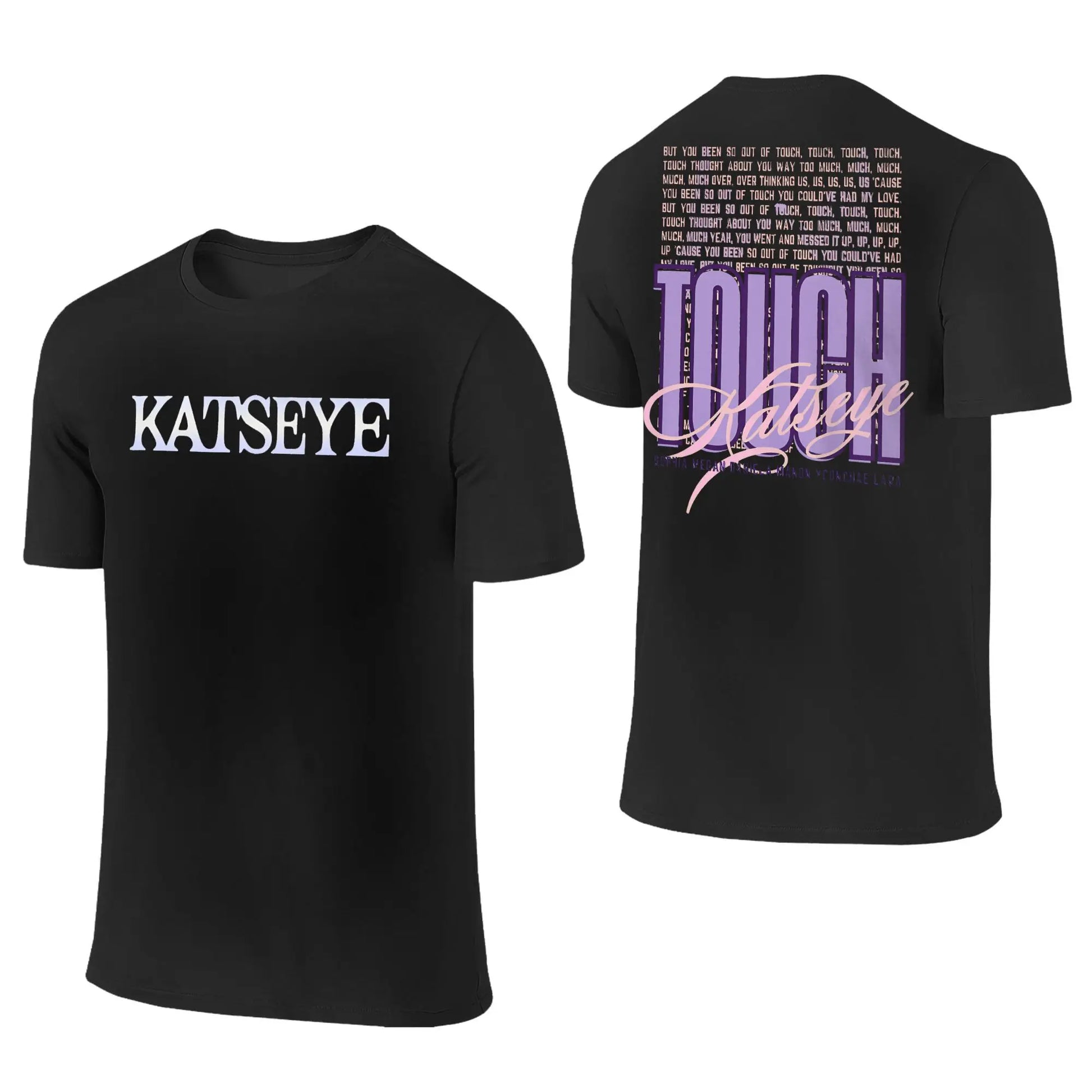 Touch Katseye T-Shirt Summer  Y2K Funny T Shirts Cotton Popular Tshirt For Man Short-Sleeve Casual Tees