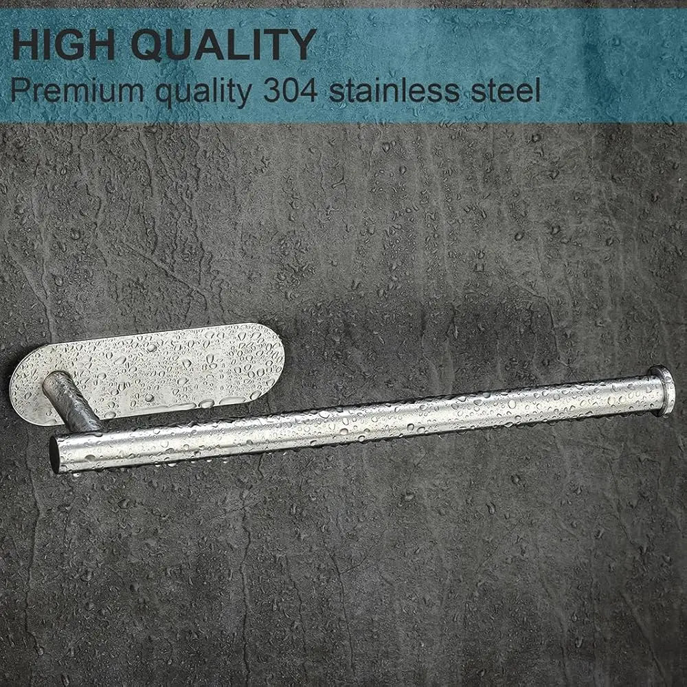 Paper Towel Holder Under Cabinet 2 Pack,Stainl Steel Paper Towel Holder Wall Mount For Kitchen, Bathroom, Rv, Paper With Self