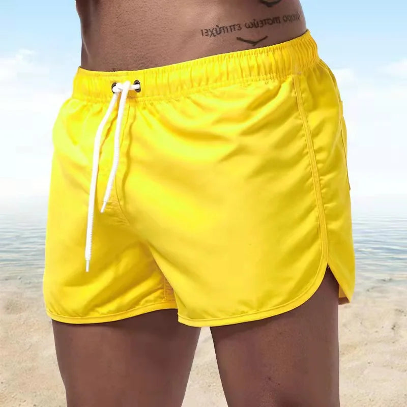 2025 Men's Swim Shorts Summer Colorful Swimwear Man Swimsuit Swimming Trunks Sexy Beach Shorts Surf Board Male Clothing Pants