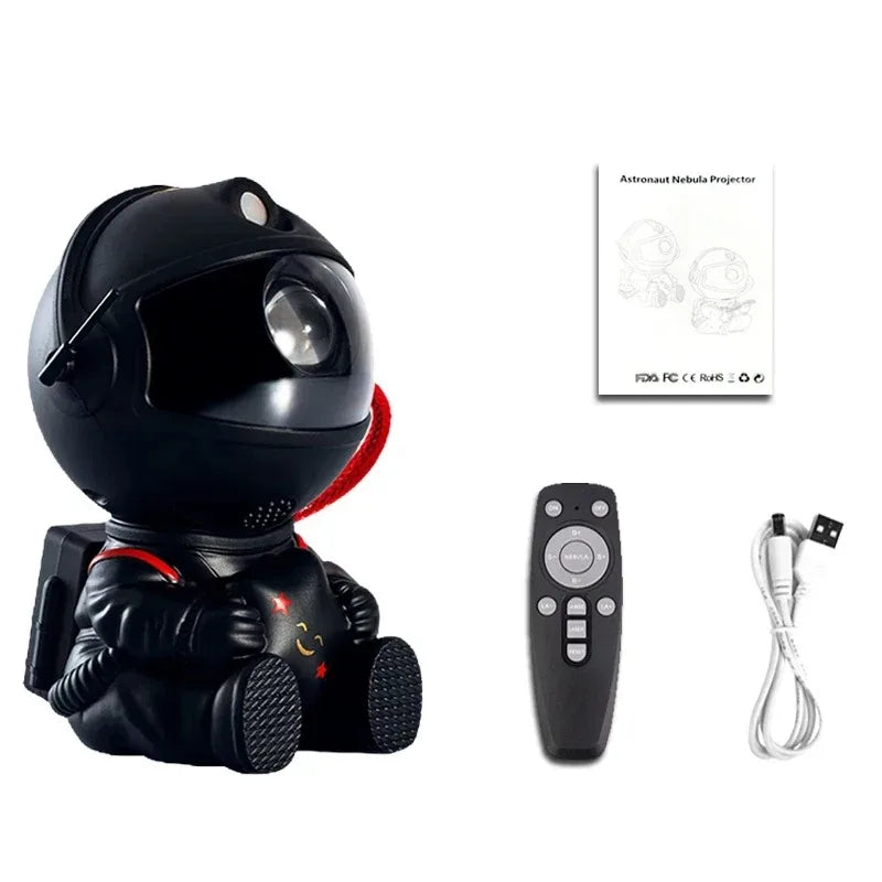 Galaxy Star Projector Night Light Astronaut Space Ceiling LED Lamp for Bedroom Home Decor Kids Gift - Starry Nebula Projector