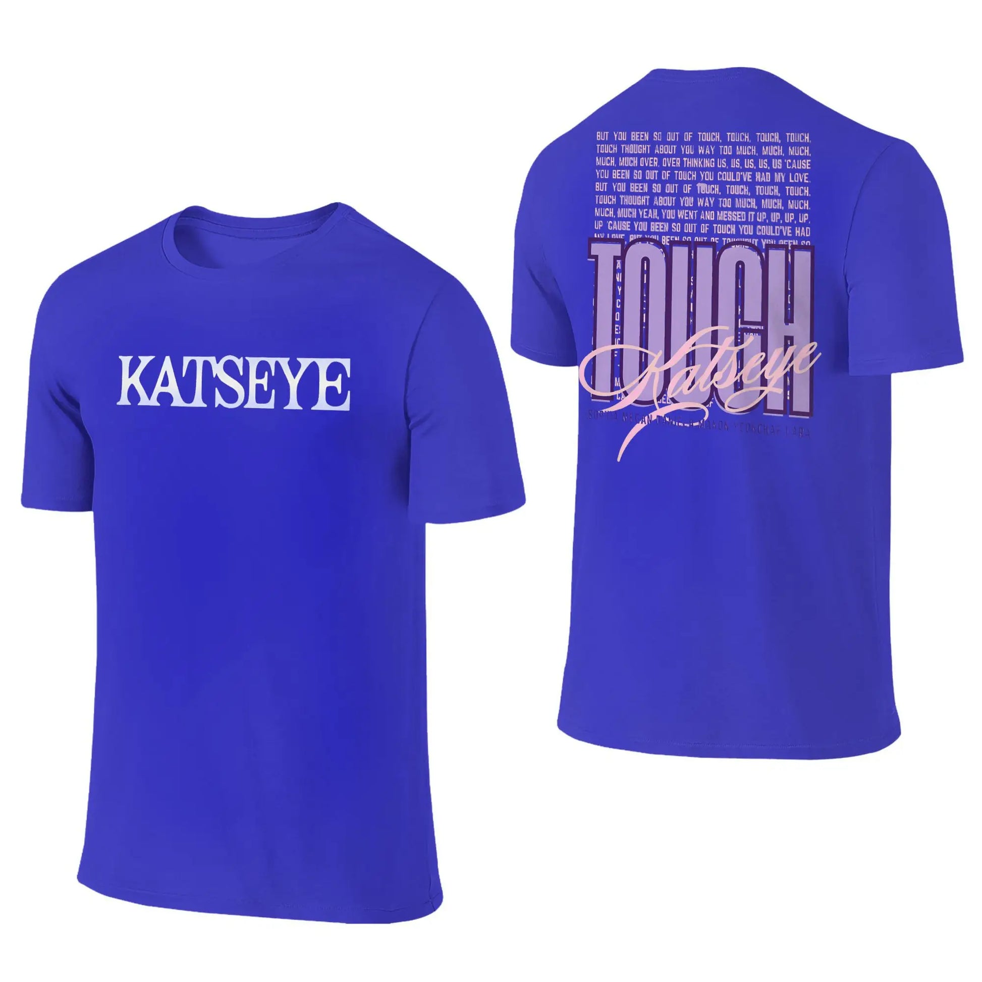 Touch Katseye T-Shirt Summer  Y2K Funny T Shirts Cotton Popular Tshirt For Man Short-Sleeve Casual Tees
