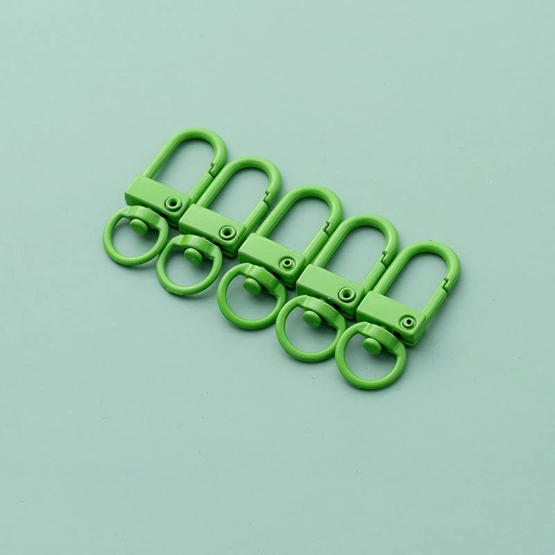 10pcs 33mm Metal Lobster Claw Clasps Swivel Lanyards Trigger Snap Hooks for DIY Bag Key Chains Rings Connector Jewelry Making