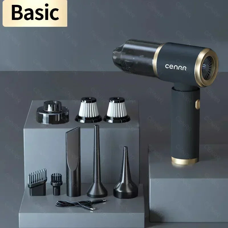 CENRR 210000PA Car Vacuum Cleaner Mini Wireless Handheld Portable Vacuum Cleaner Strong Suction Vacuum Cleaner Cleaning Machine