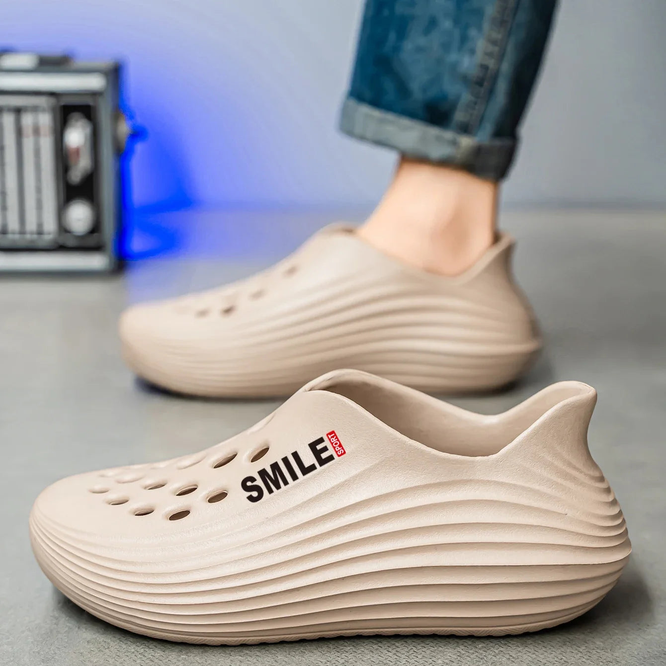Pure Original ReactX Rejuven8 Comfortable Clog Shoes Unisex Casual Slippers Beach Sandals Rubber Upgraded Version AE Stock