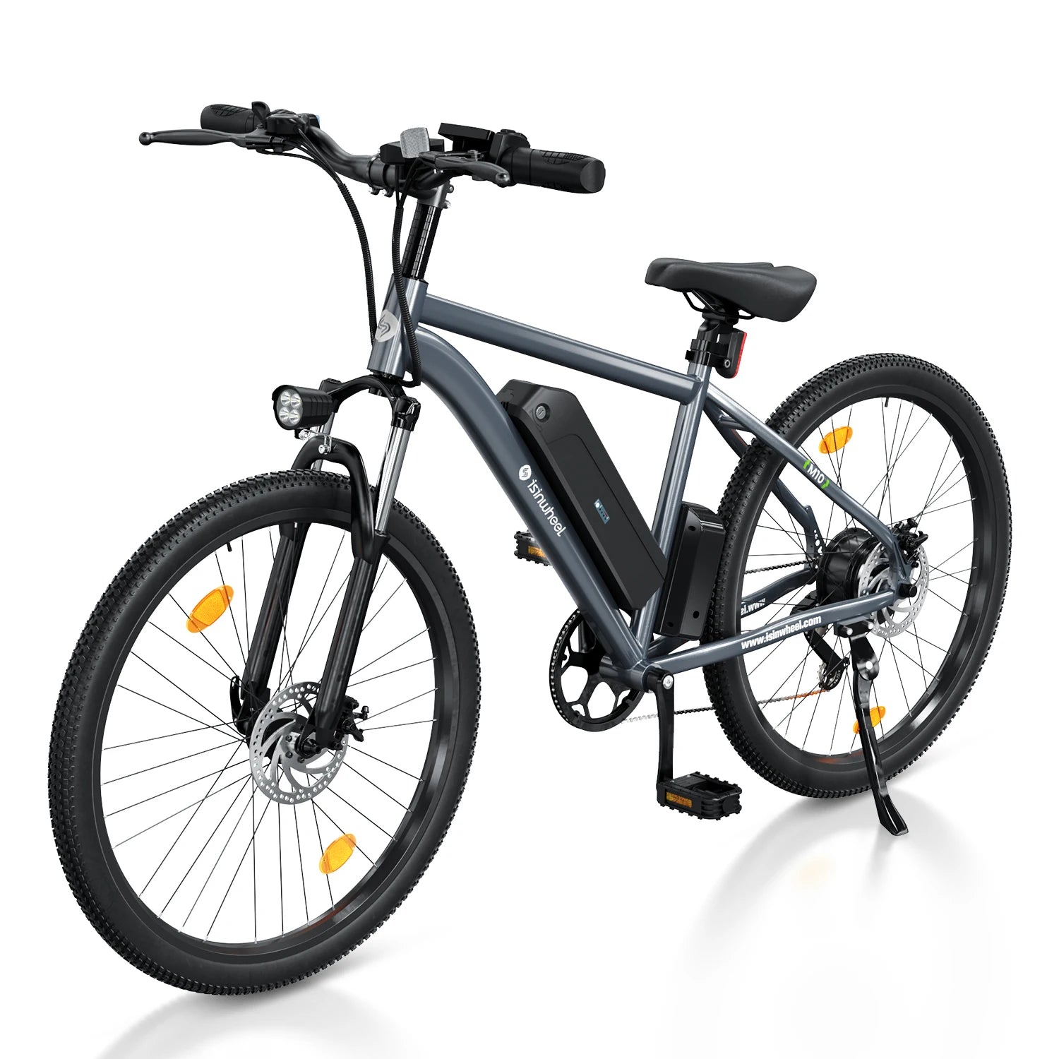 Isinwheel M10 adult E-bike 500W 36V10.4Ah battery commute Electric Bike,26-inch Fat Tire E-Mountain bike