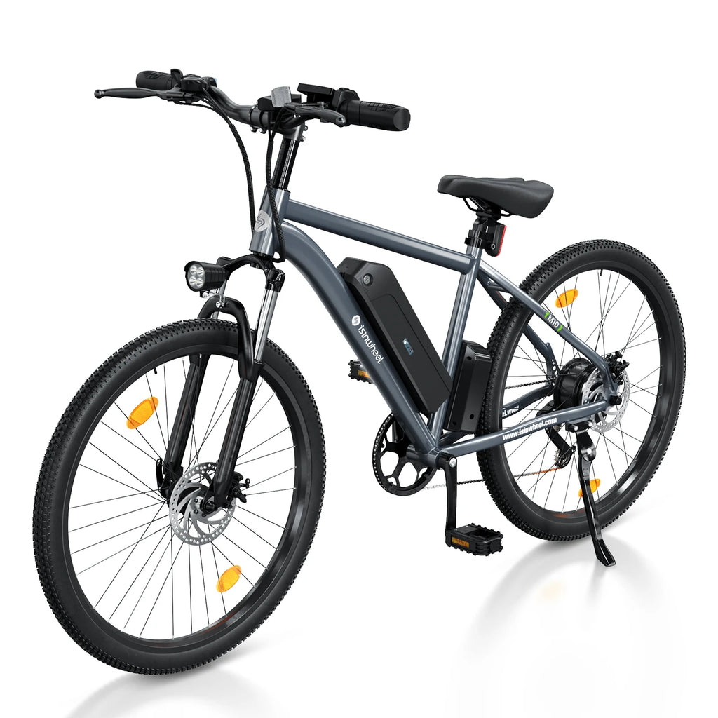 Isinwheel M10 adult E-bike 500W 36V10.4Ah battery commute Electric Bike,26-inch Fat Tire E-Mountain bike