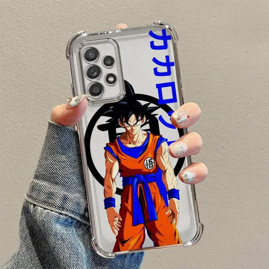 Cool Cartoon Anime Clear Cover Case for Samsung Galaxy A34 A23 A24 A55 A14 A25 A36 A35 A15 A52 A13 A16 A51 A54 A33 A21s A56 A26