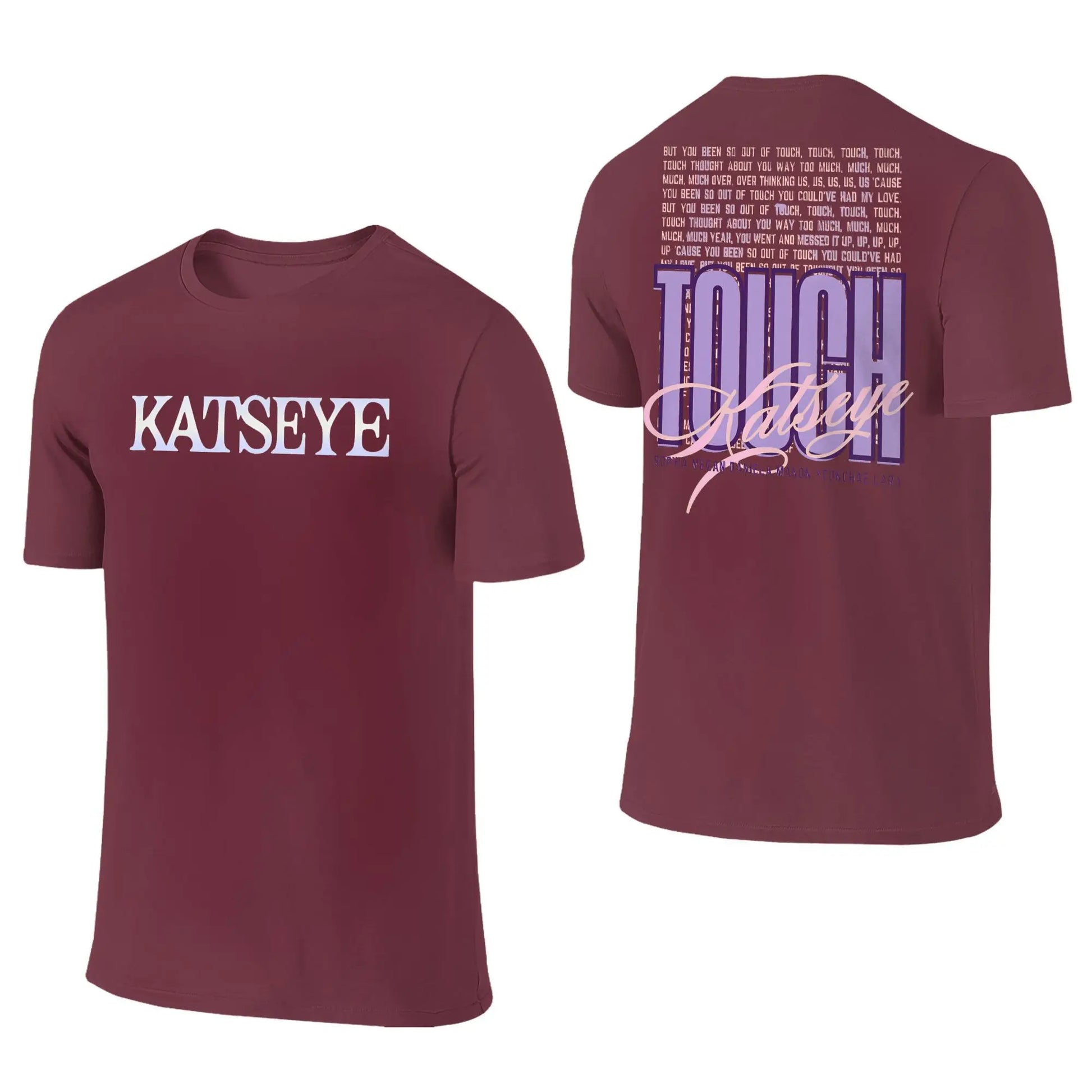 Touch Katseye T-Shirt Summer  Y2K Funny T Shirts Cotton Popular Tshirt For Man Short-Sleeve Casual Tees