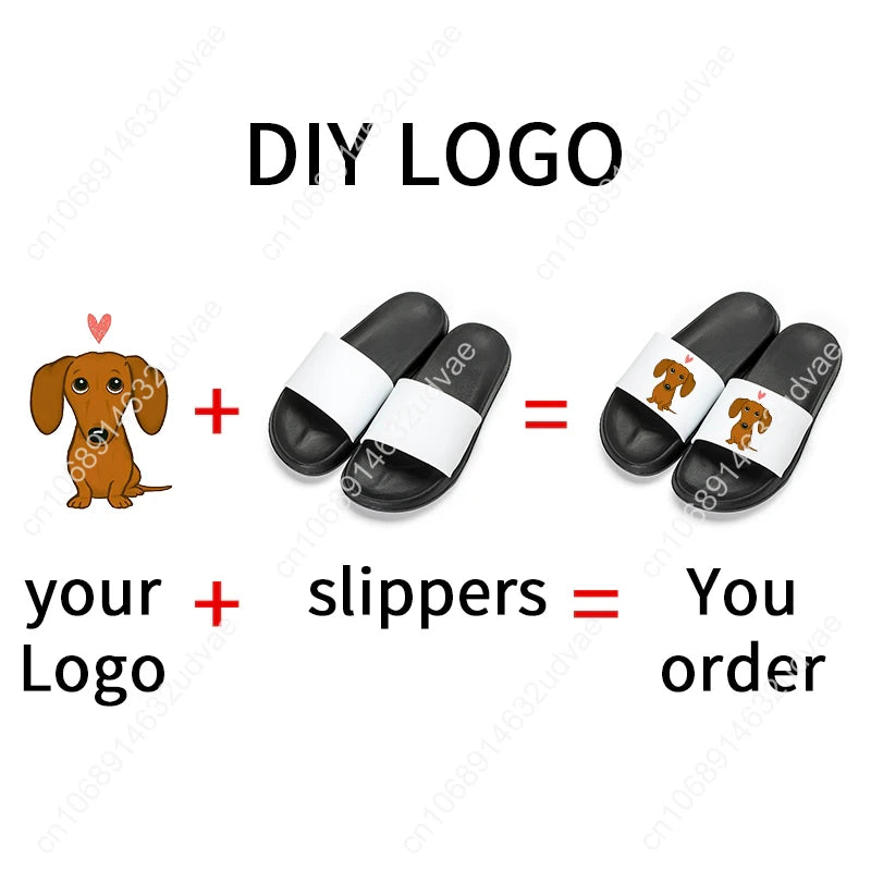 Custom Slippers Women Men Handmade DIY Shoes Indoor And Outdoor Custom Flip Flops