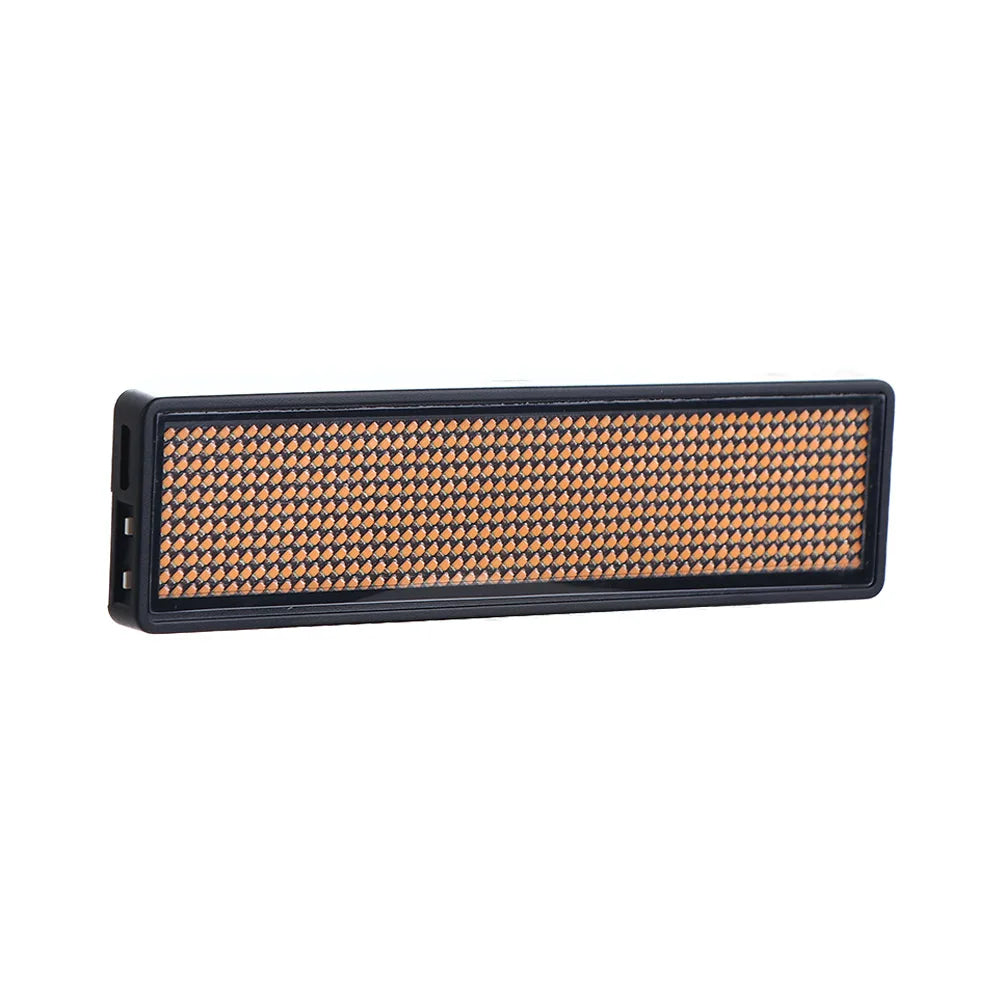 Rechargeable Bluetooth Digital LED Badge Insignia DIY Programmable Scrolling Message Board Mini LED Display LED Name Tag