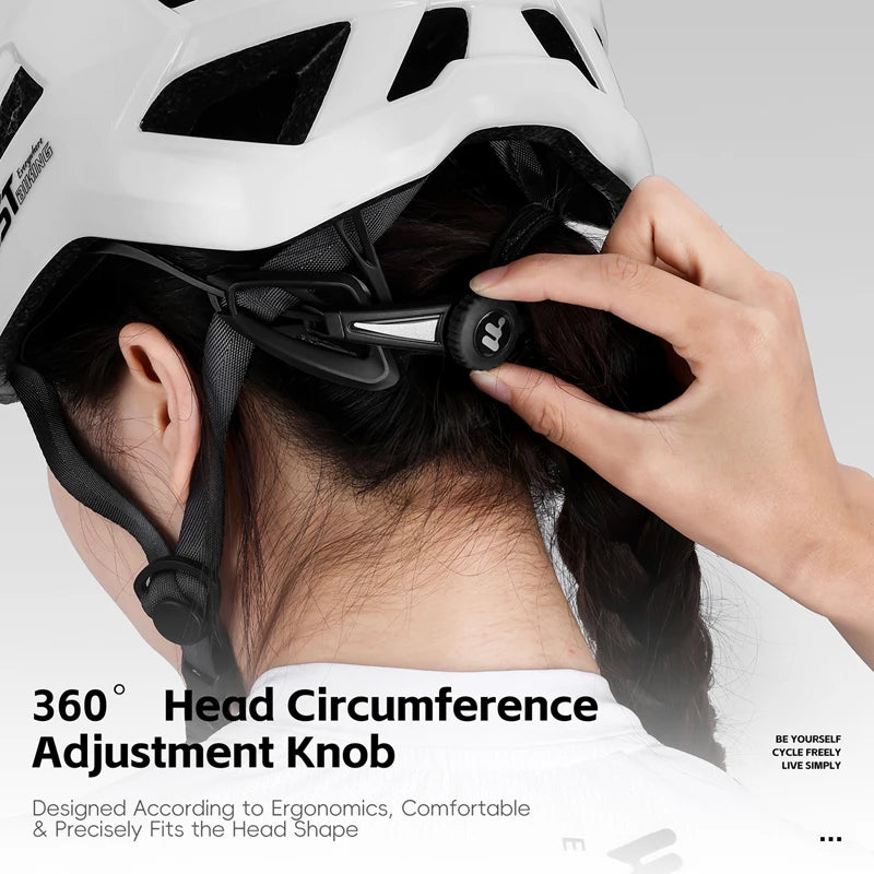 WEST BIKING Magnetic Goggles Bike Helmet Ultralight Aero Cycling Helmet Men Women Electric Scooter Motorcycle Bicycle Helmet