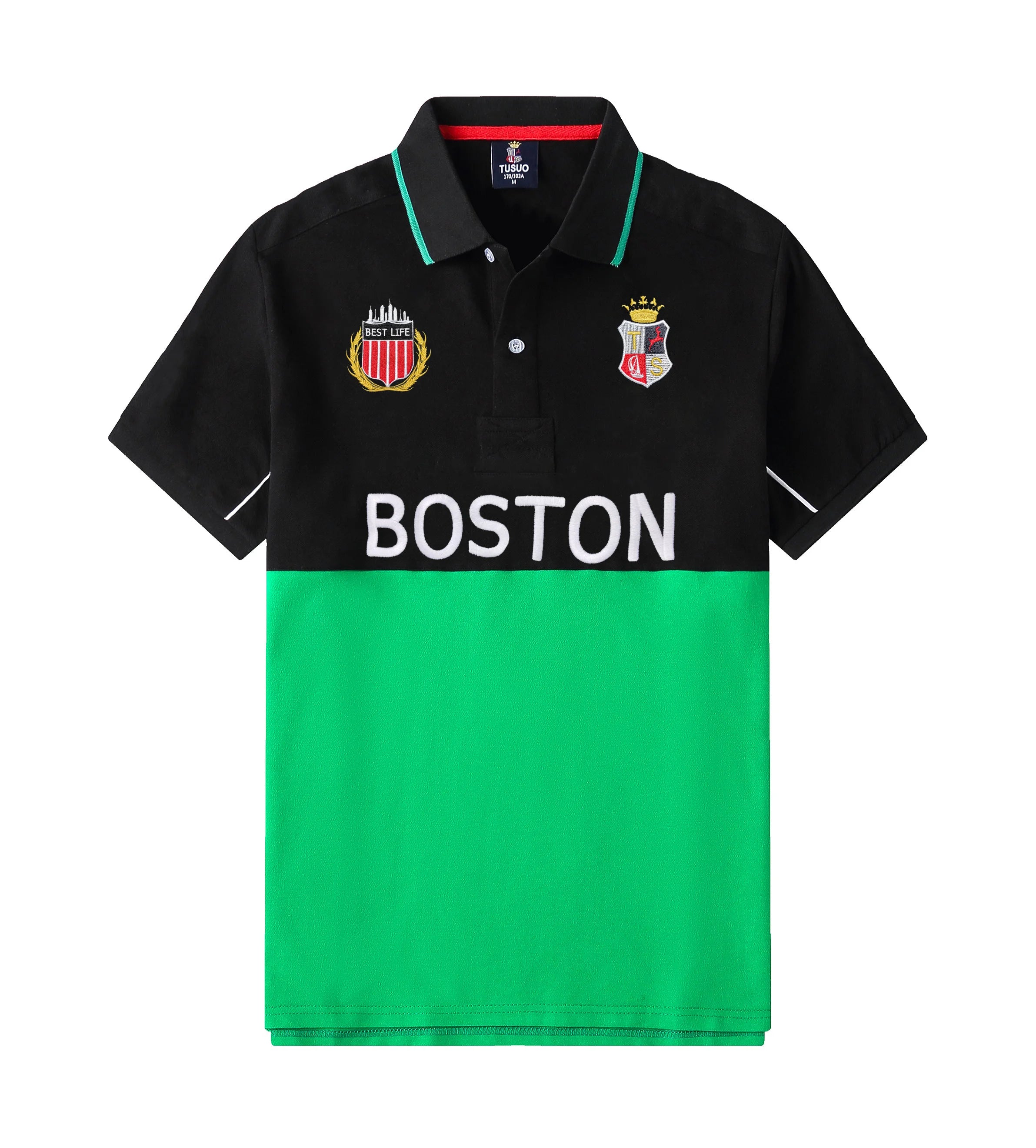 Men's Polo Shirt Classic Switzerland Popular 100% Cotton Embroidery Short Sleeve Sports Collar T-shirt Oversized US Size XS-7XL