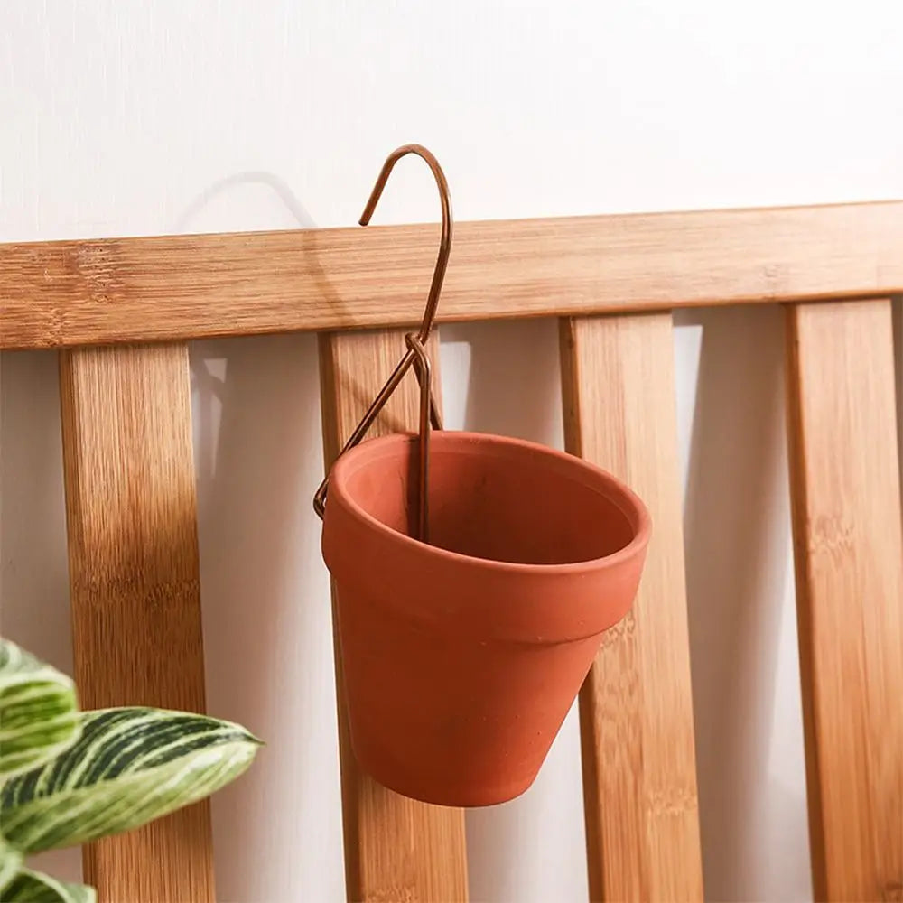 New Design Garden Supplies Pot Hanger Hook Stainless steel Save Space Terracotta Pots Hangers Durable Easy to Use Hanging Shelf