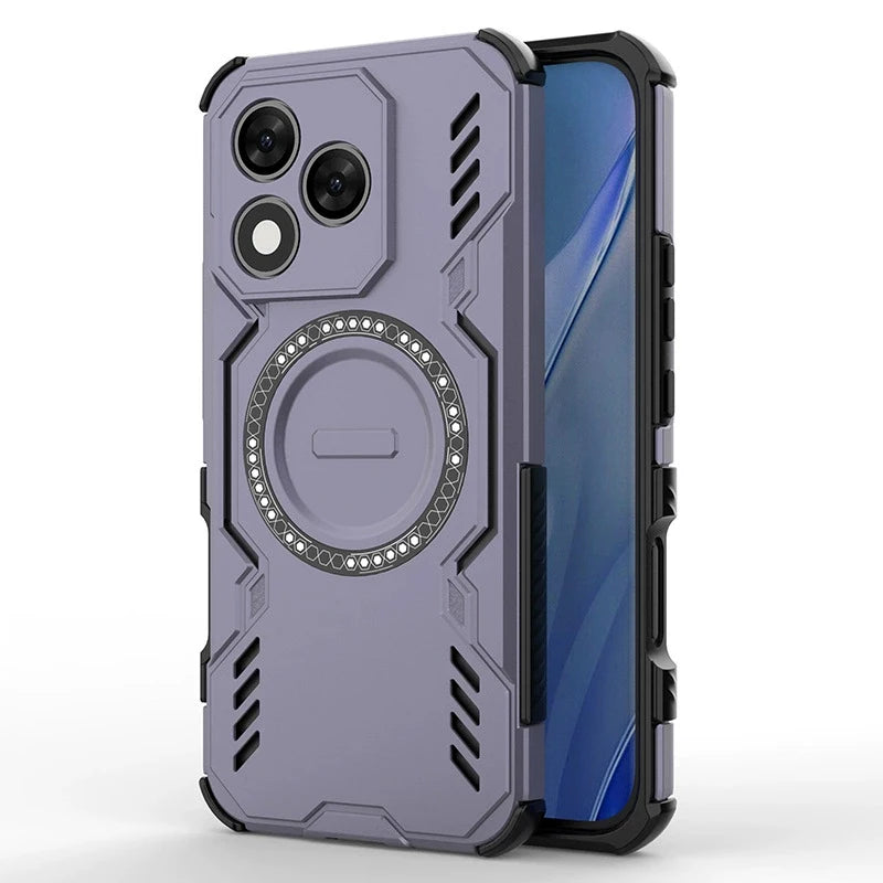 Armor Magnetic Wireless Charge Case for Huawei Honor 400 Lite 400Lite Shockproof Capas Bumper Back Cover Honor400 Lite Fundas