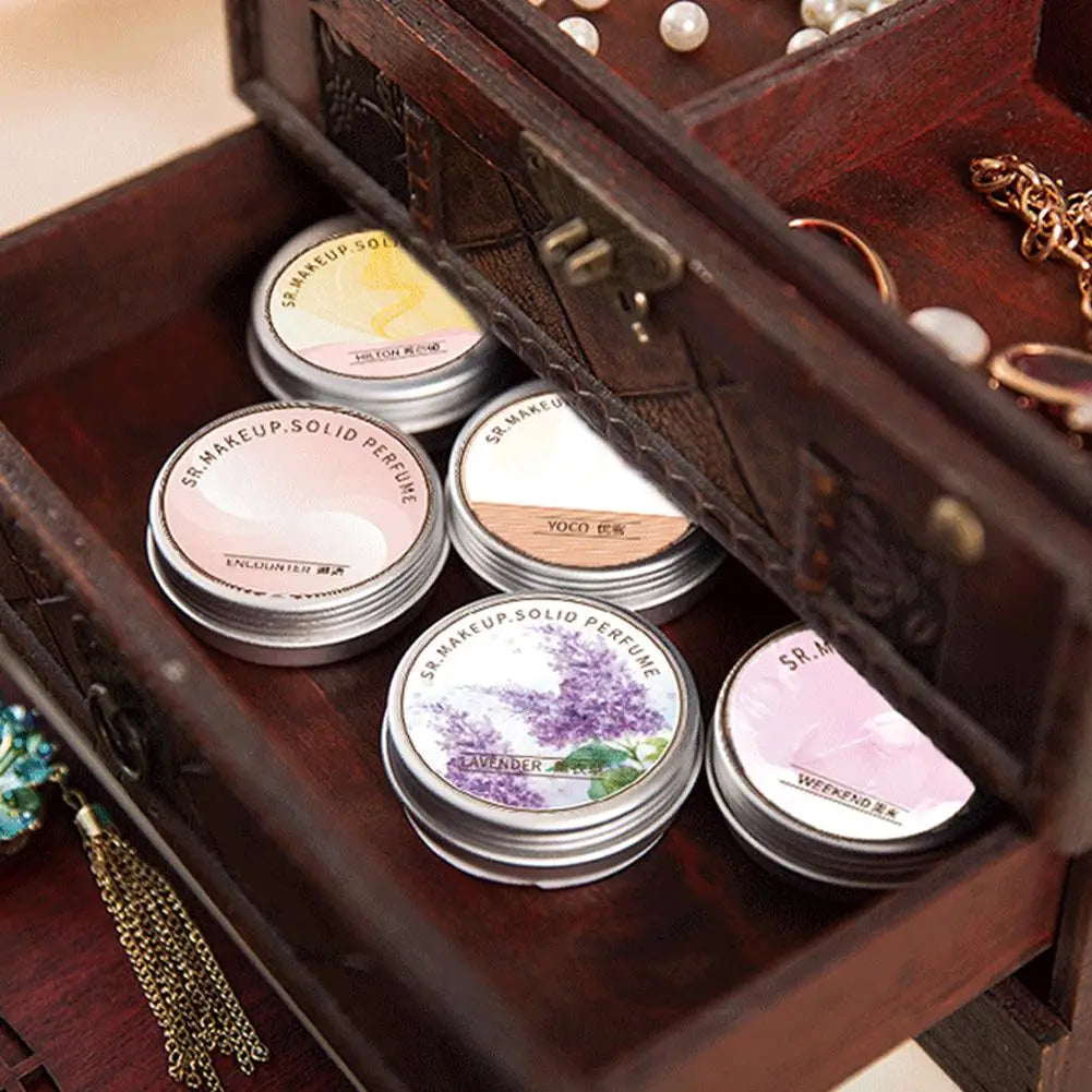 New Solid Perfume For Women Portable Balm Long-lasting Fragrances Fresh Elegant Female Perfumes Body Aroma Women Girl Gifts