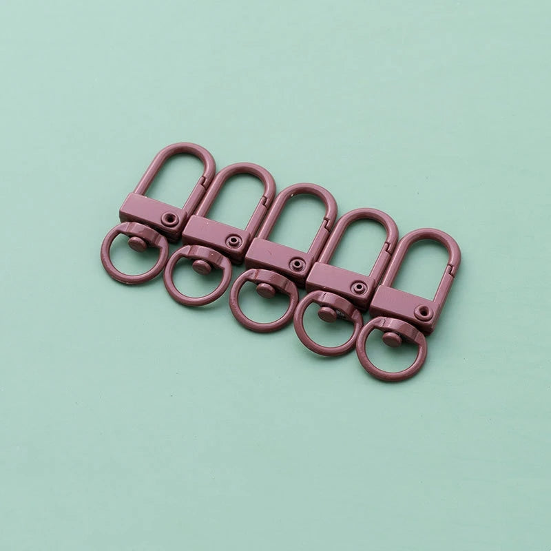 10pcs 33mm Metal Lobster Claw Clasps Swivel Lanyards Trigger Snap Hooks for DIY Bag Key Chains Rings Connector Jewelry Making