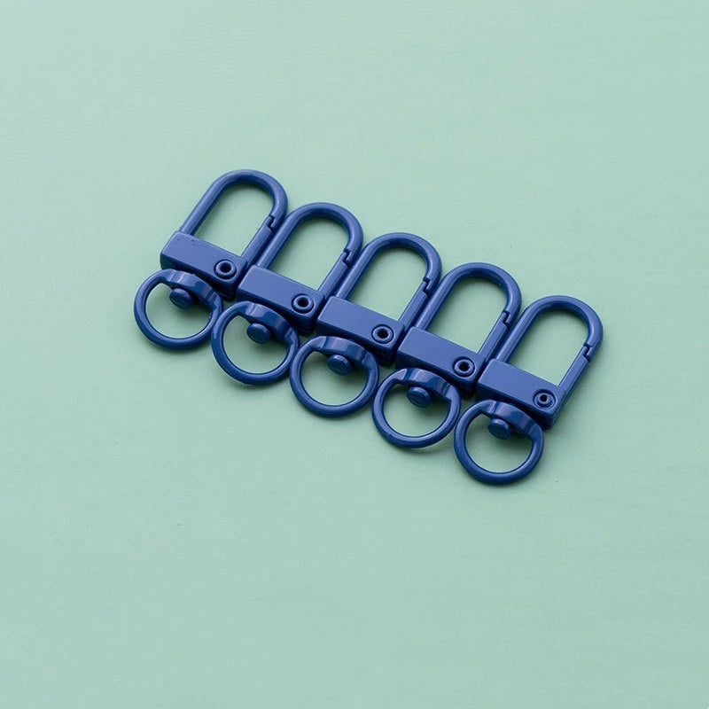 10pcs 33mm Metal Lobster Claw Clasps Swivel Lanyards Trigger Snap Hooks for DIY Bag Key Chains Rings Connector Jewelry Making