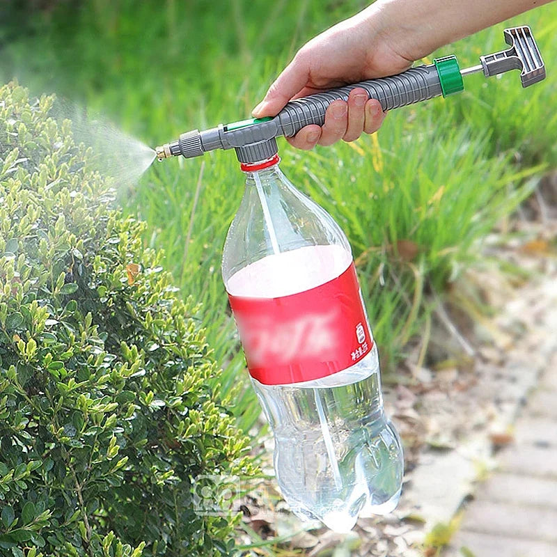 Adjustable Drinking Bottle Sprayer Watering Nozzle Sprinkler Pressure Fogging Nozzle Gardening Tools