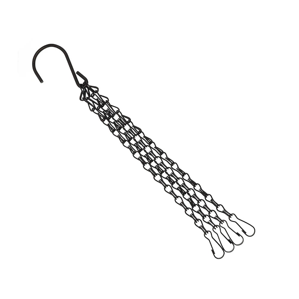 Hanging Basket Chain Flower Pot Hanging Chain Replacement Plant Hangers Flower Pot Bird Feeders Hanging Basket Chain Hang Hooks