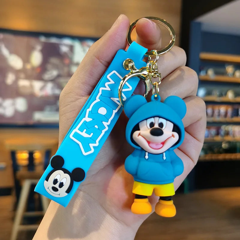Disney Stitch Keychain - Cute Lilo & Stitch Keyrings, Durable Anime Keychains for Women Men Kids, Multi-Color Gift