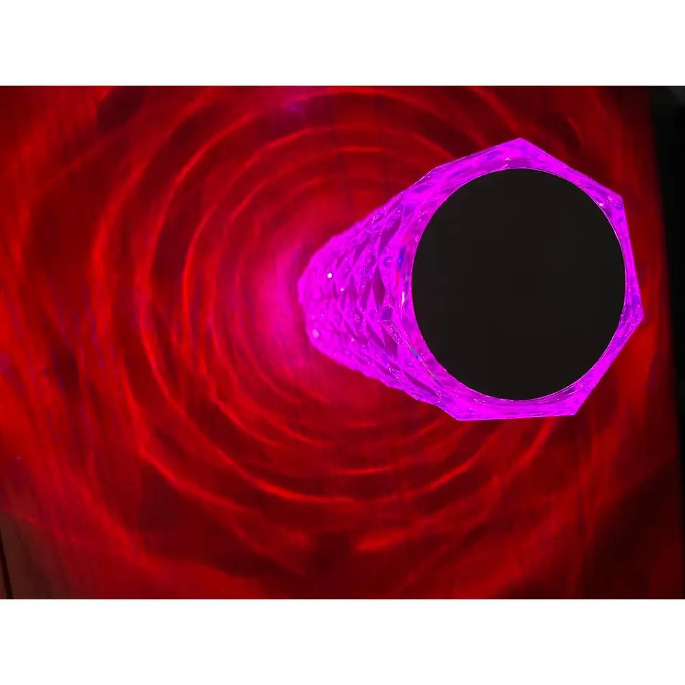 Remote &Touch Control Crystal Table Lamp 3 White And 16 Rgb Color Atmosphere Light,Romantic Led Rose Diamond For Living Room