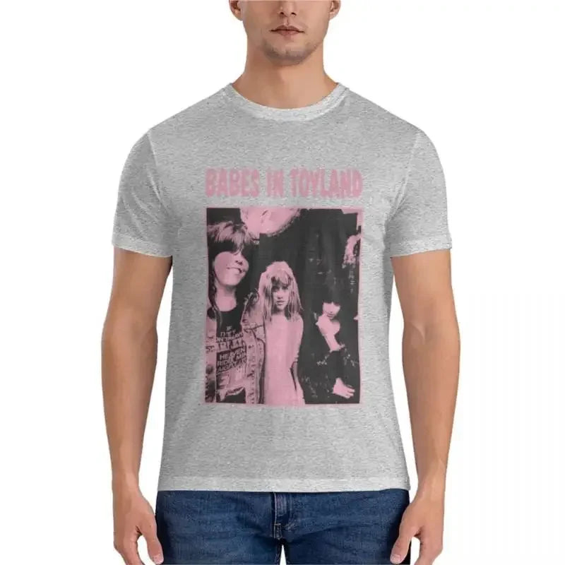 mens t-shirts cotton teeshirt Babes In Toyland Pink Classic T-Shirt men t shirts Men's cotton t-shirt