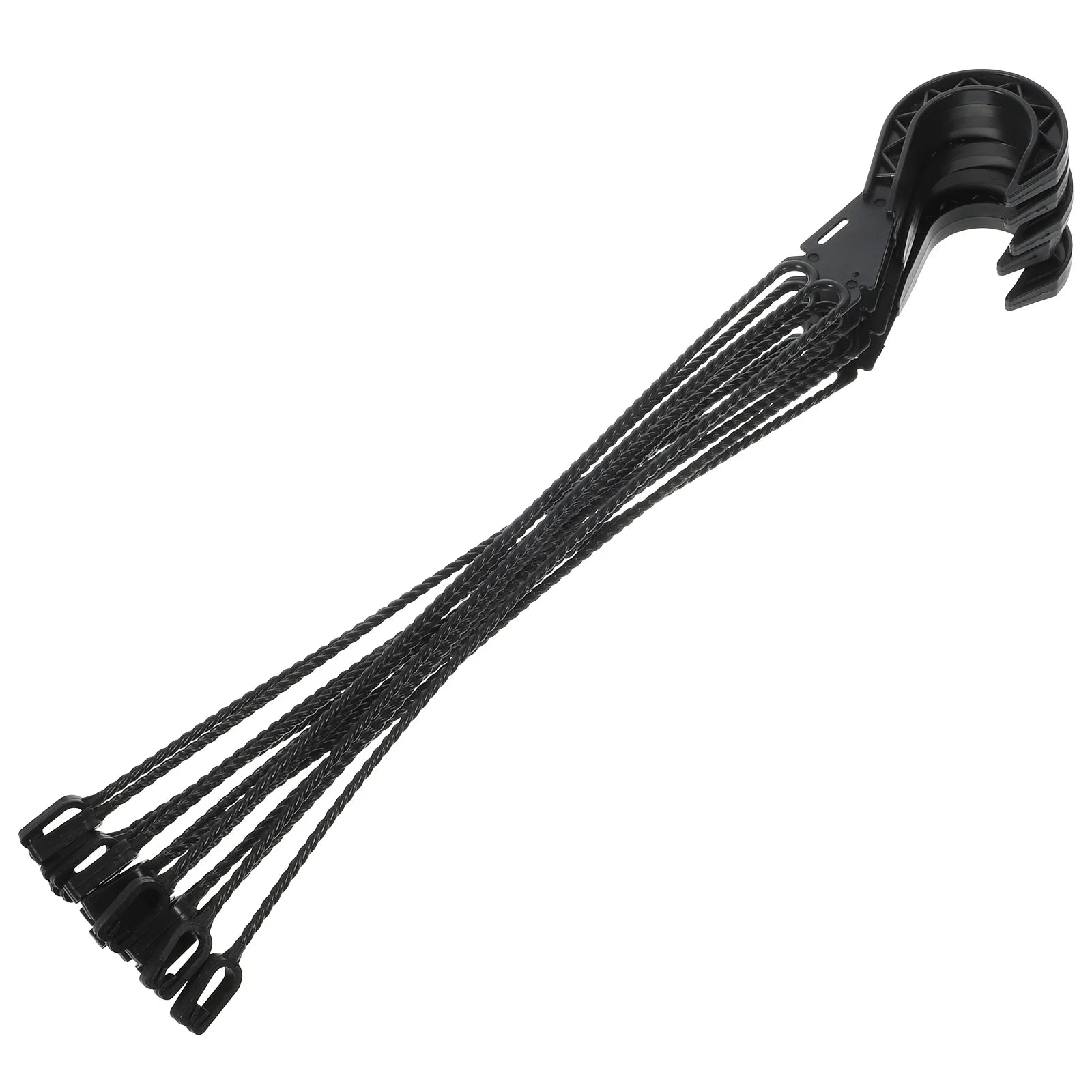 5pcs White Hooks For Baskets Flowerpot Hangers Durable Plant Shelves Garden Accessories Plastic Planter Hooks Outdoor Furniture