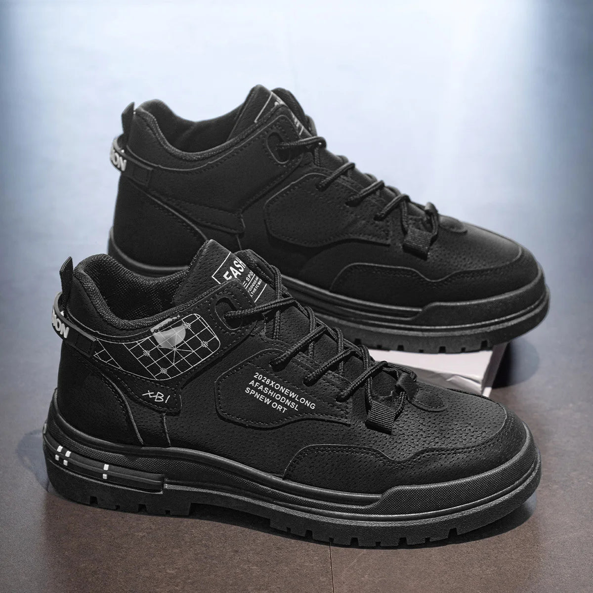 New high-top Martin boots anti-slip wear-resistant work shoes increase wear-resistant thick soled outdoor mountaineering shoes