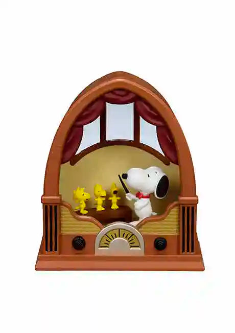 Re-Ment Peanuts Snoopy's Antique Diorama Miniature Model SNOOPY's Trunk Toys Collectible Ornaments Assembly Kids Blind Box Gift