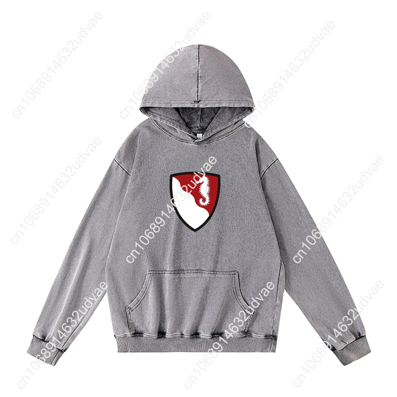 36th Engineer Brigade Hoodies Retro Hooded Sweatshirt Man Woman Teenager Vintage Pullover Sweat Shirt with Customized Tops