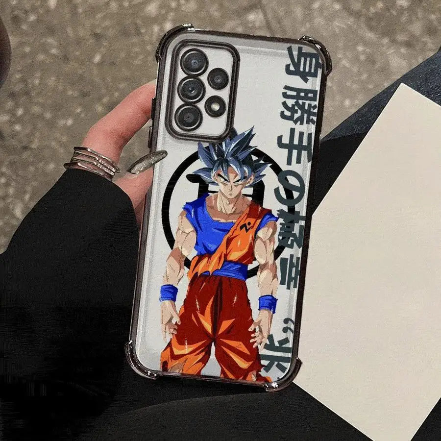 Cool Cartoon Anime Clear Cover Case for Samsung Galaxy A34 A23 A24 A55 A14 A25 A36 A35 A15 A52 A13 A16 A51 A54 A33 A21s A56 A26