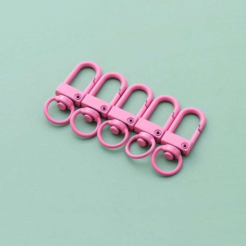 10pcs 33mm Metal Lobster Claw Clasps Swivel Lanyards Trigger Snap Hooks for DIY Bag Key Chains Rings Connector Jewelry Making