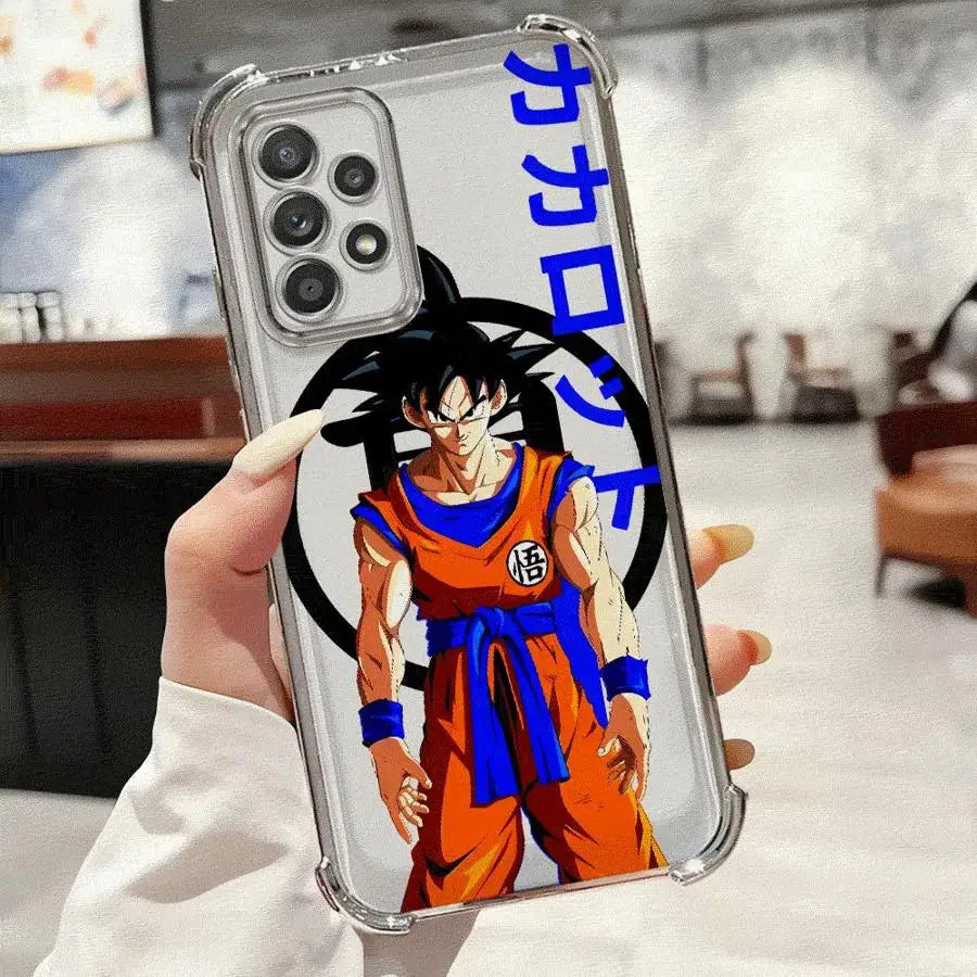 Cool Cartoon Anime Clear Cover Case for Samsung Galaxy A34 A23 A24 A55 A14 A25 A36 A35 A15 A52 A13 A16 A51 A54 A33 A21s A56 A26