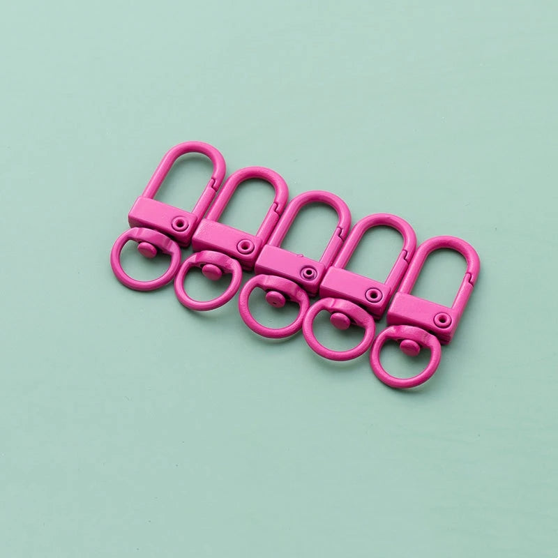 10pcs 33mm Metal Lobster Claw Clasps Swivel Lanyards Trigger Snap Hooks for DIY Bag Key Chains Rings Connector Jewelry Making