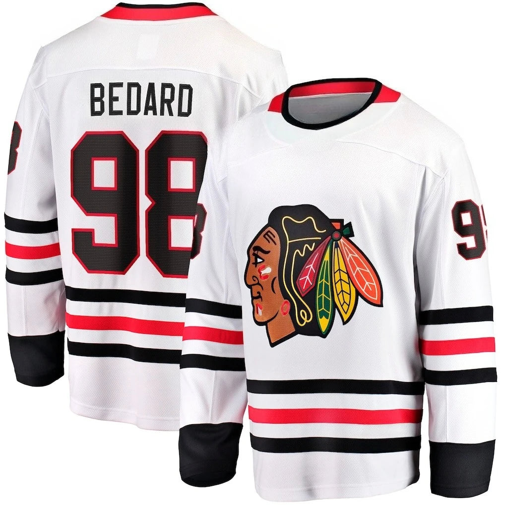 Men's Vintage Ice Hockey Jersey Christmas Series Loose Fit Sports Jacket for Training and Competition Suitable for All Seasons