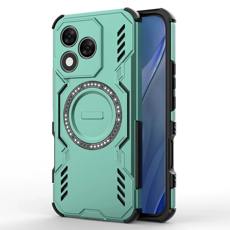 Armor Magnetic Wireless Charge Case for Huawei Honor 400 Lite 400Lite Shockproof Capas Bumper Back Cover Honor400 Lite Fundas