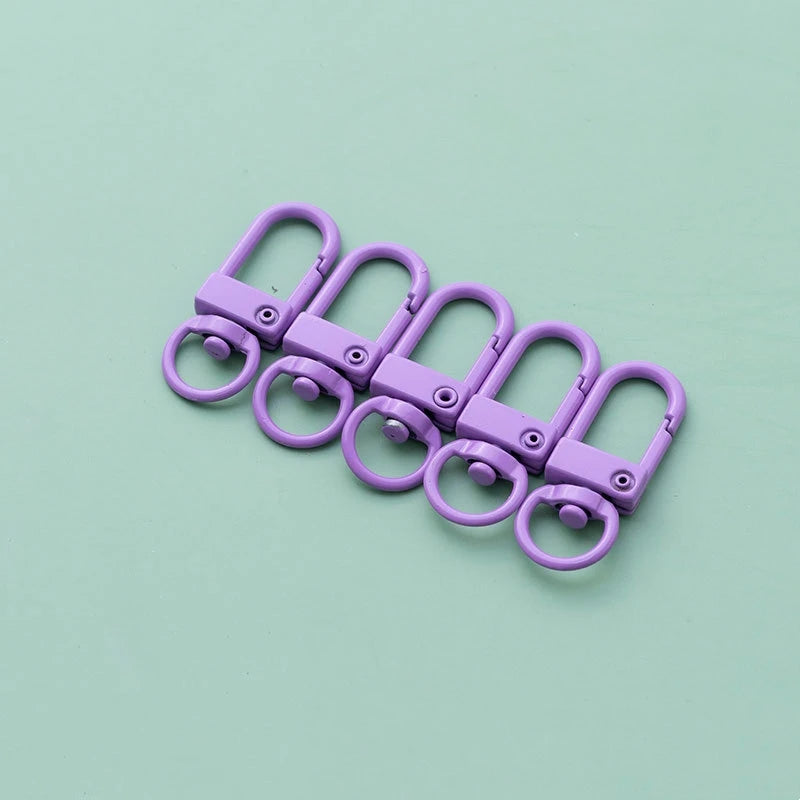 10pcs 33mm Metal Lobster Claw Clasps Swivel Lanyards Trigger Snap Hooks for DIY Bag Key Chains Rings Connector Jewelry Making