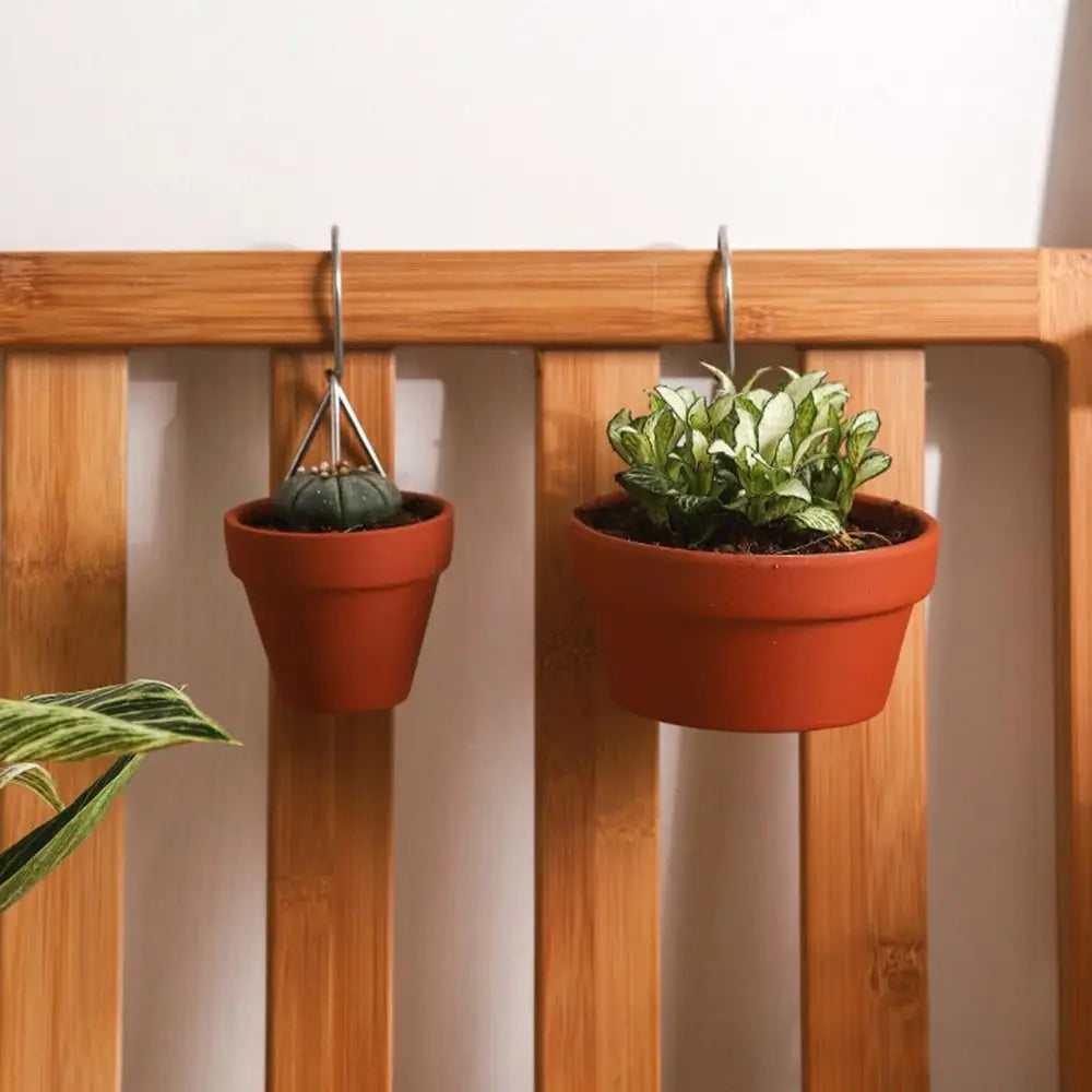 New Design Garden Supplies Pot Hanger Hook Stainless steel Save Space Terracotta Pots Hangers Durable Easy to Use Hanging Shelf