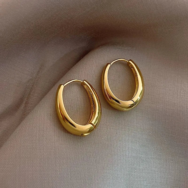 Irregular Geometric Earrings for Women's New Trendy and Personalized Design, Internet Famous Earrings With a Simple Temperament