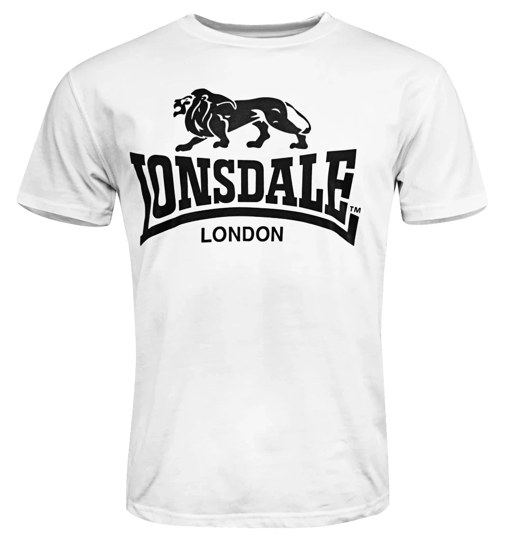 Summer Loose and Comfortable Streetwear Oversize Tee Shirt Men Clothing moto Men's T Shirt Lion Lonsdale Printed Short Sleeved