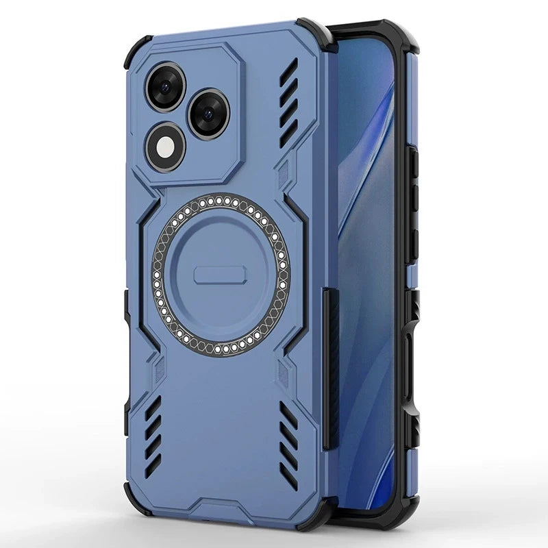 Armor Magnetic Wireless Charge Case for Huawei Honor 400 Lite 400Lite Shockproof Capas Bumper Back Cover Honor400 Lite Fundas