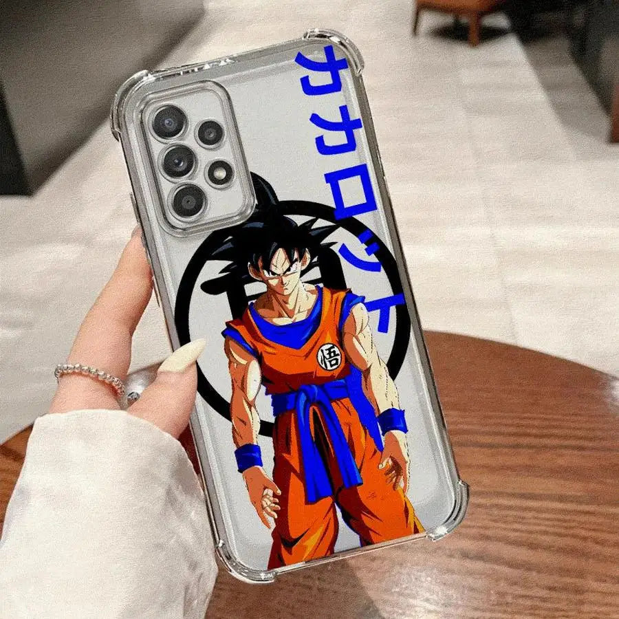 Cool Cartoon Anime Clear Cover Case for Samsung Galaxy A34 A23 A24 A55 A14 A25 A36 A35 A15 A52 A13 A16 A51 A54 A33 A21s A56 A26