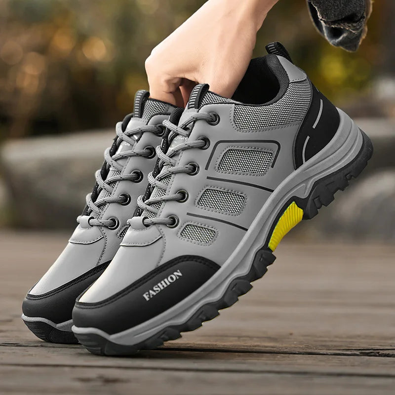Spring and summer new fashion breathable site work non-slip work shoes outdoor sports leisure hiking shoes men